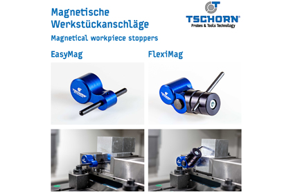 Magnetic workpiece stoppers