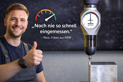 Präzision, die Zeit spart